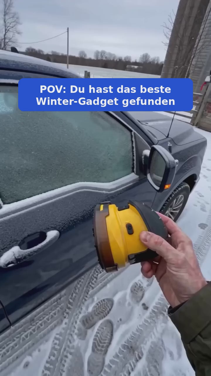 Elektrischer Eiskratzer – Frontscheibe enteisen